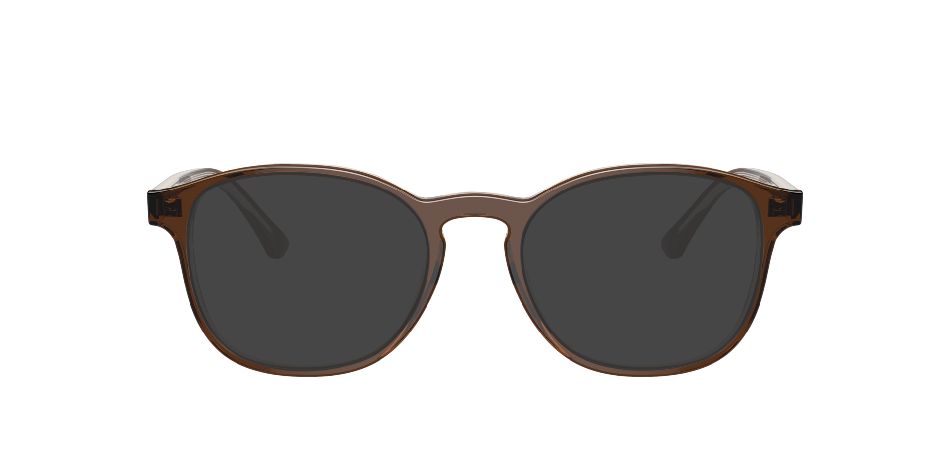 RB5417 Brown On Transparent Light Brown AcetateEyeglass Frames for Glasses Direct, with Tinted Lenses