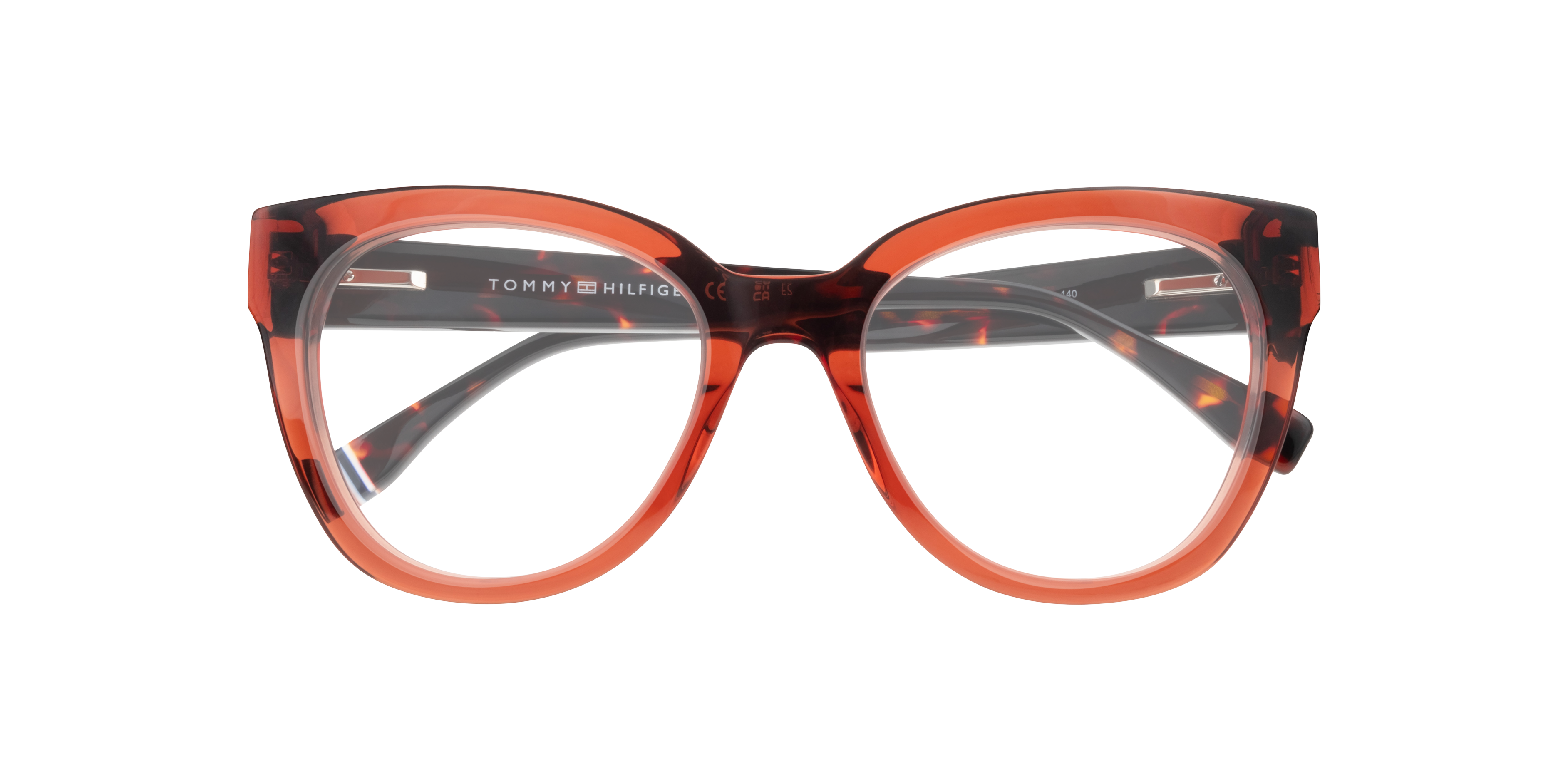 TH 2054 Red AcetateEyeglass Frames for Glasses Direct, Closed View
