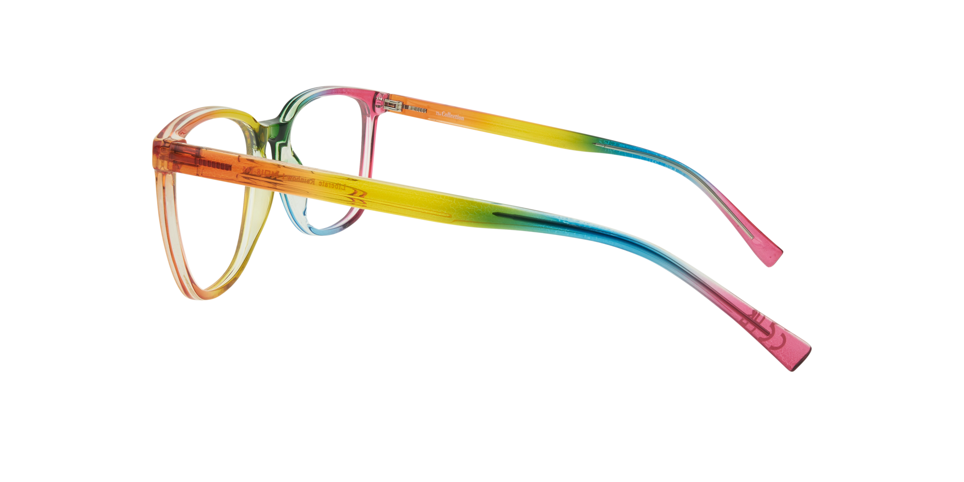 Liberate Rainbow PlasticEyeglass Frames for Glasses Direct, Side View