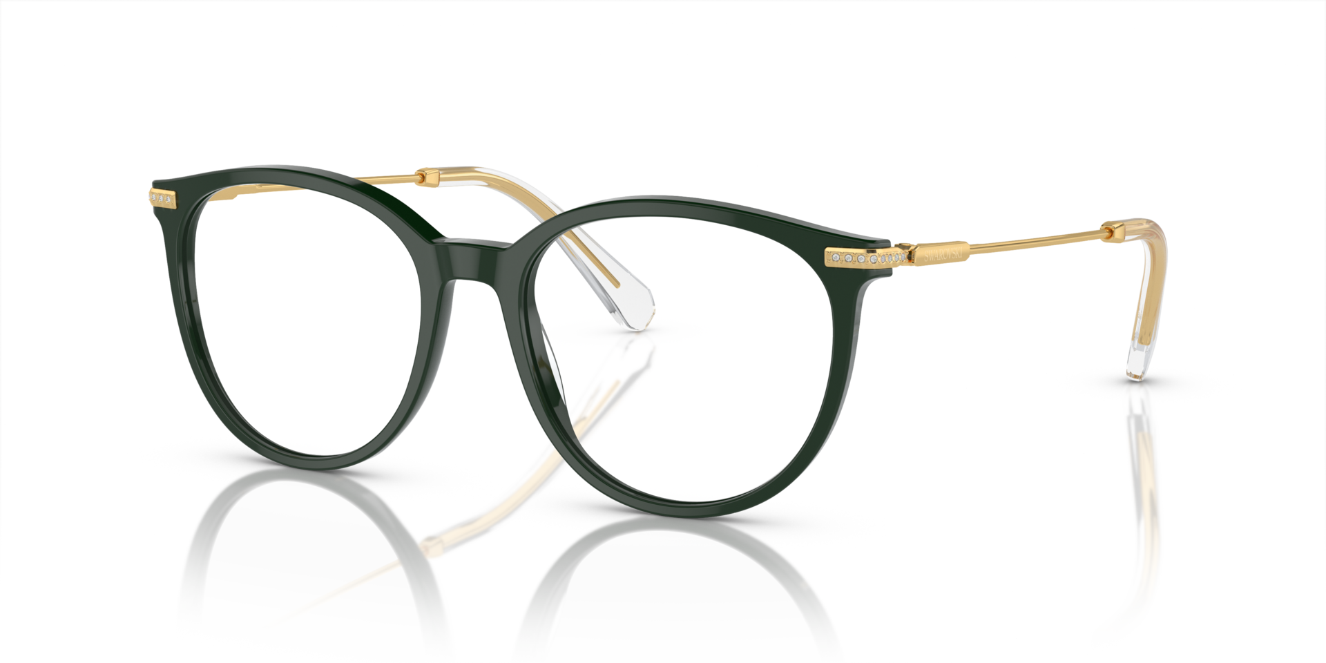 SK2009 Green AcetateEyeglass Frames for Glasses Direct, Angle View