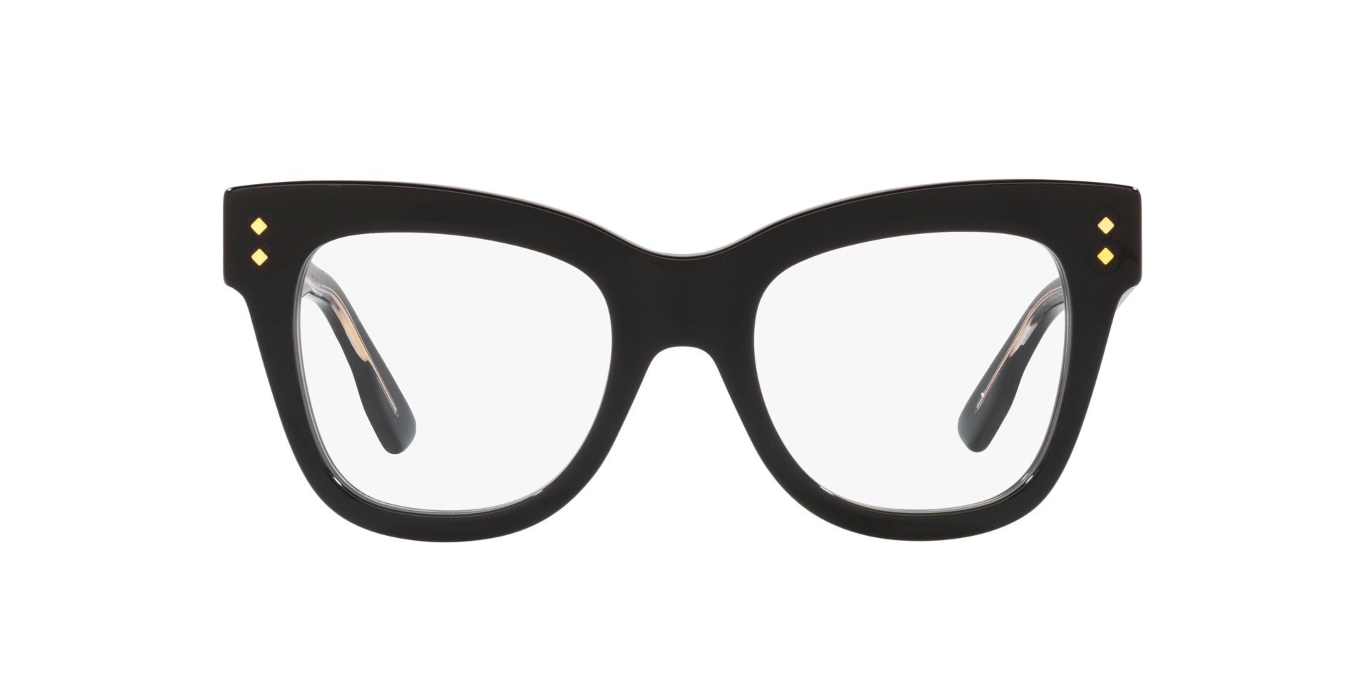 GC001812 Black AcetateEyeglass Frames for Glasses Direct, Front View