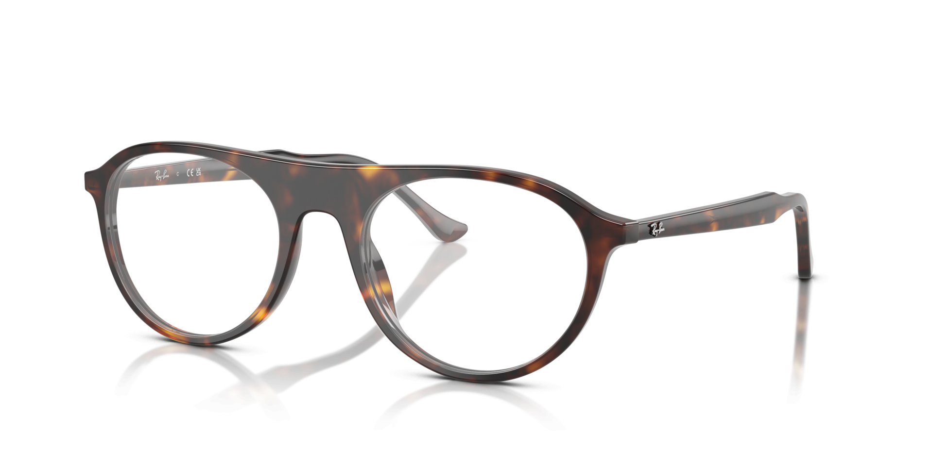 RB5441 Havana AcetateSunglass Frames for Glasses Direct, Angle View