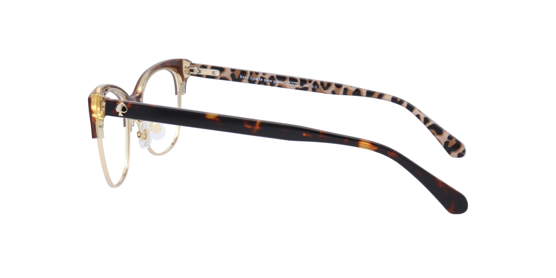 Muriel/G Tortoise AcetateEyeglass Frames for Glasses Direct, Side View