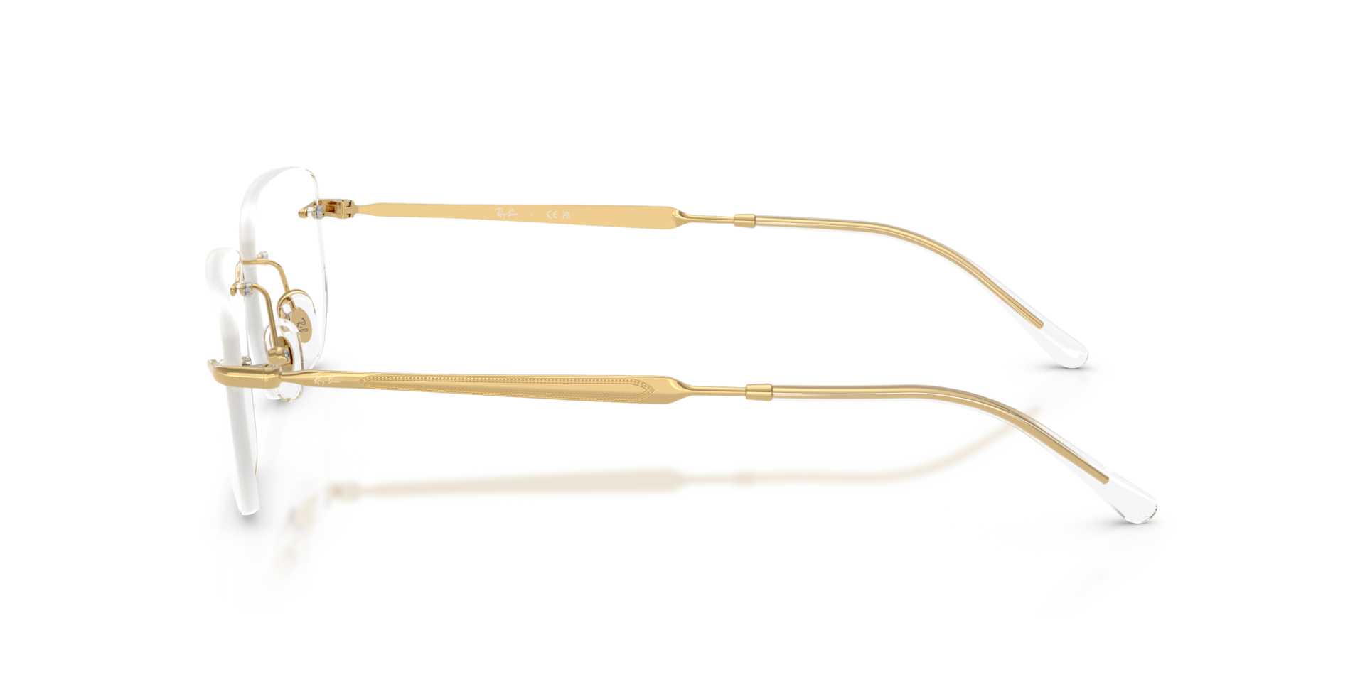 RB3768V Arista Gold MetalEyeglass Frames for Glasses Direct, Side View