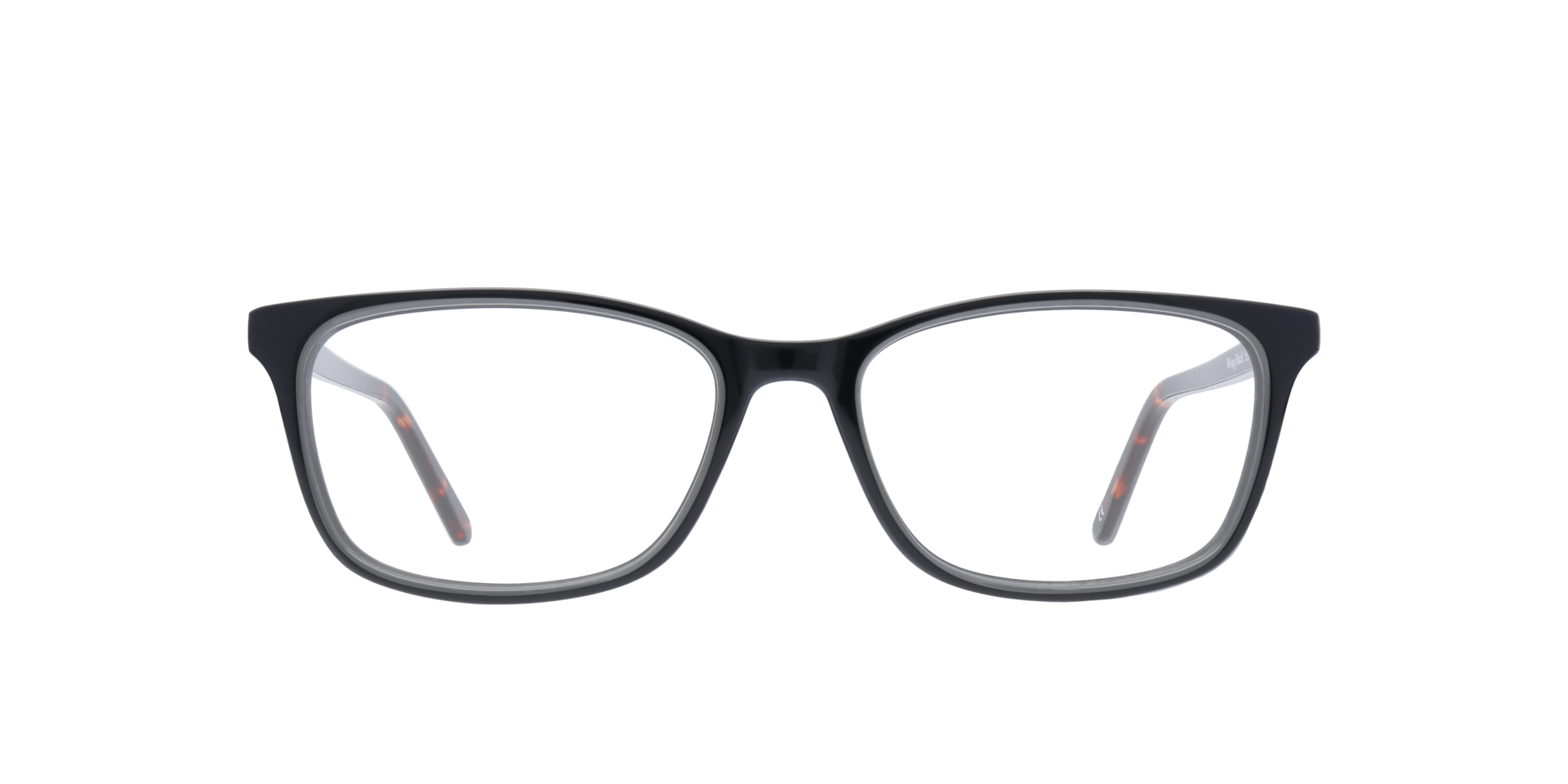Wing Black AcetateEyeglass Frames for Glasses Direct, Front View