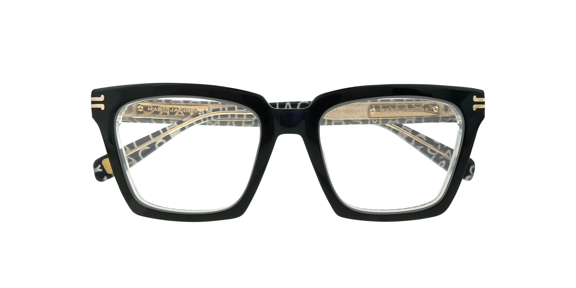 MJ 1100 Black AcetateEyeglass Frames for Glasses Direct, Closed View