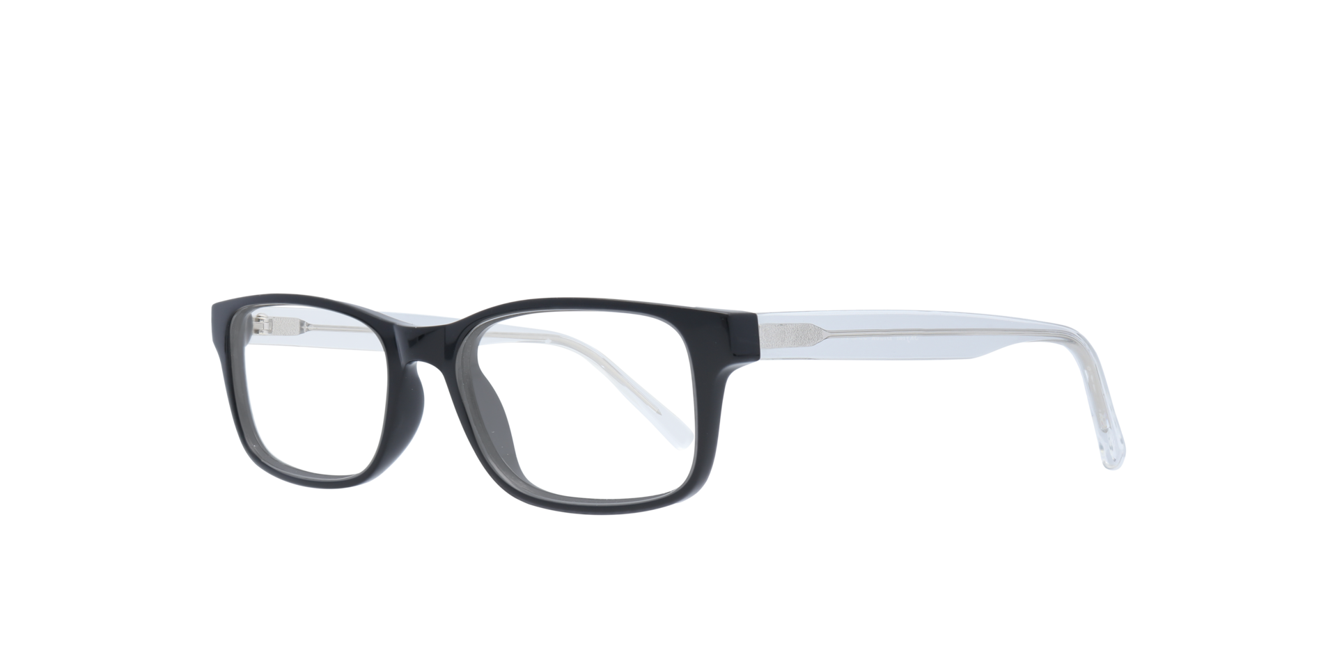 Skylar Black AcetateEyeglass Frames for Glasses Direct, Angle View