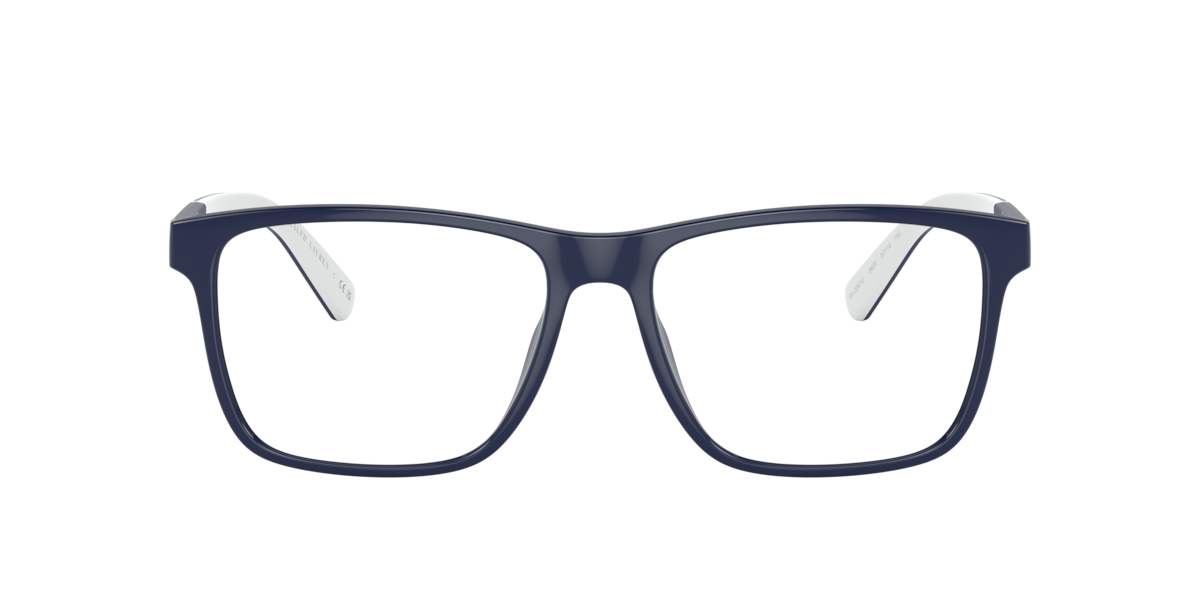 Shiny Navy Blue rectangle Plastic eyeglasses Online - Full Rim - PH2257U