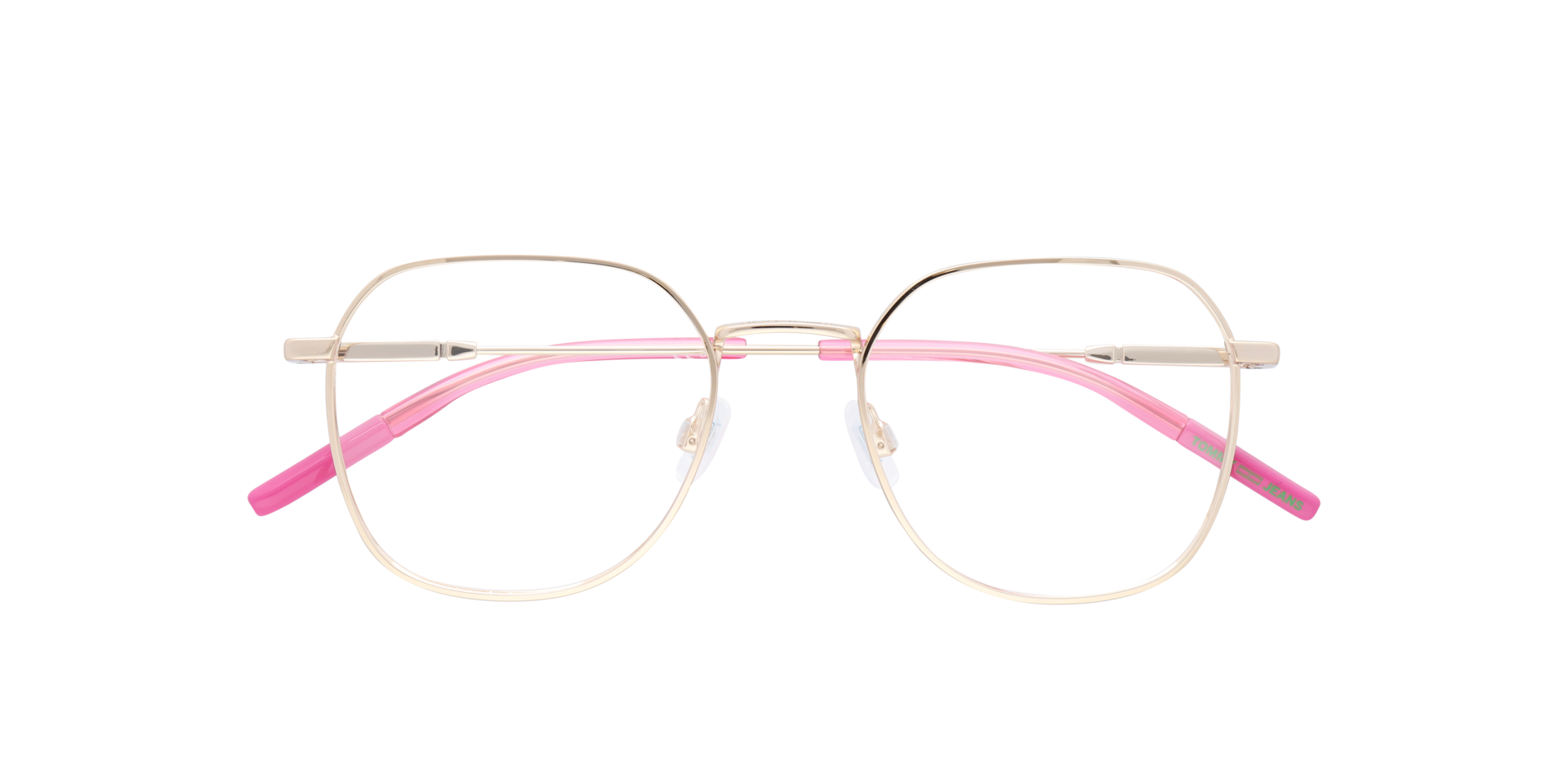 TJ 0091 Gold MetalEyeglass Frames for Glasses Direct, Closed View