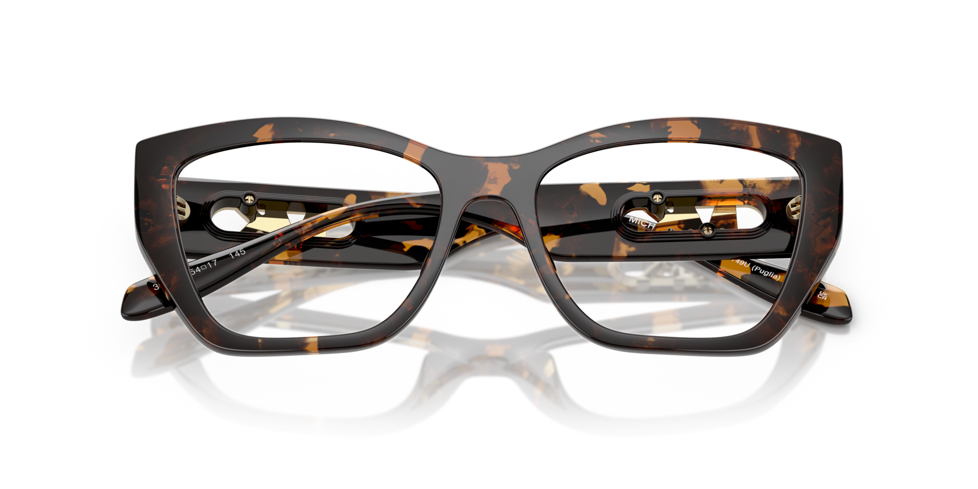 MK4149U Dark Tortoise PlasticEyeglass Frames for Glasses Direct, Closed View