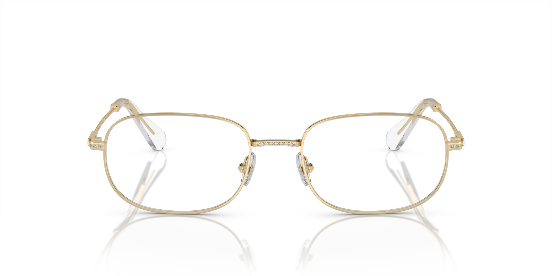 SK1005 Pale Gold MetalEyeglass Frames for Glasses Direct, Front View