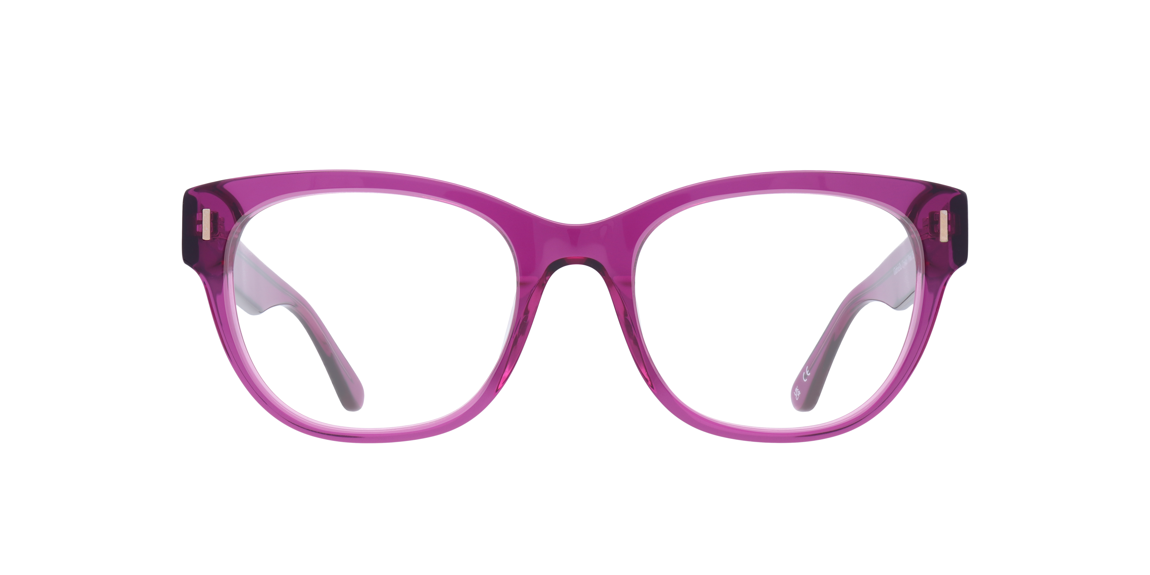 Gabriella Crystal Pink AcetateEyeglass Frames for Glasses Direct, Front View
