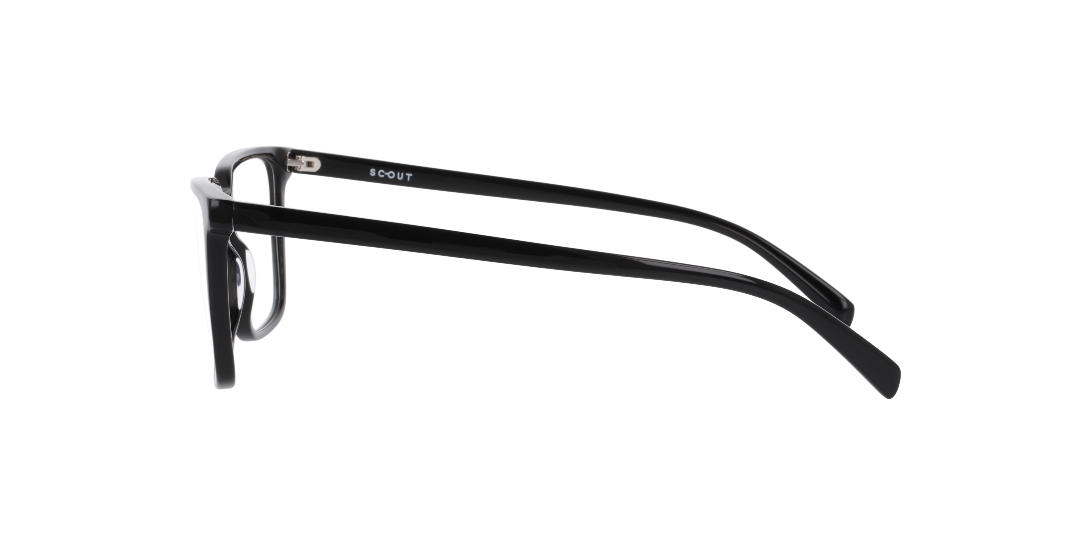 Mitchell Black AcetateEyeglass Frames for Glasses Direct, Side View