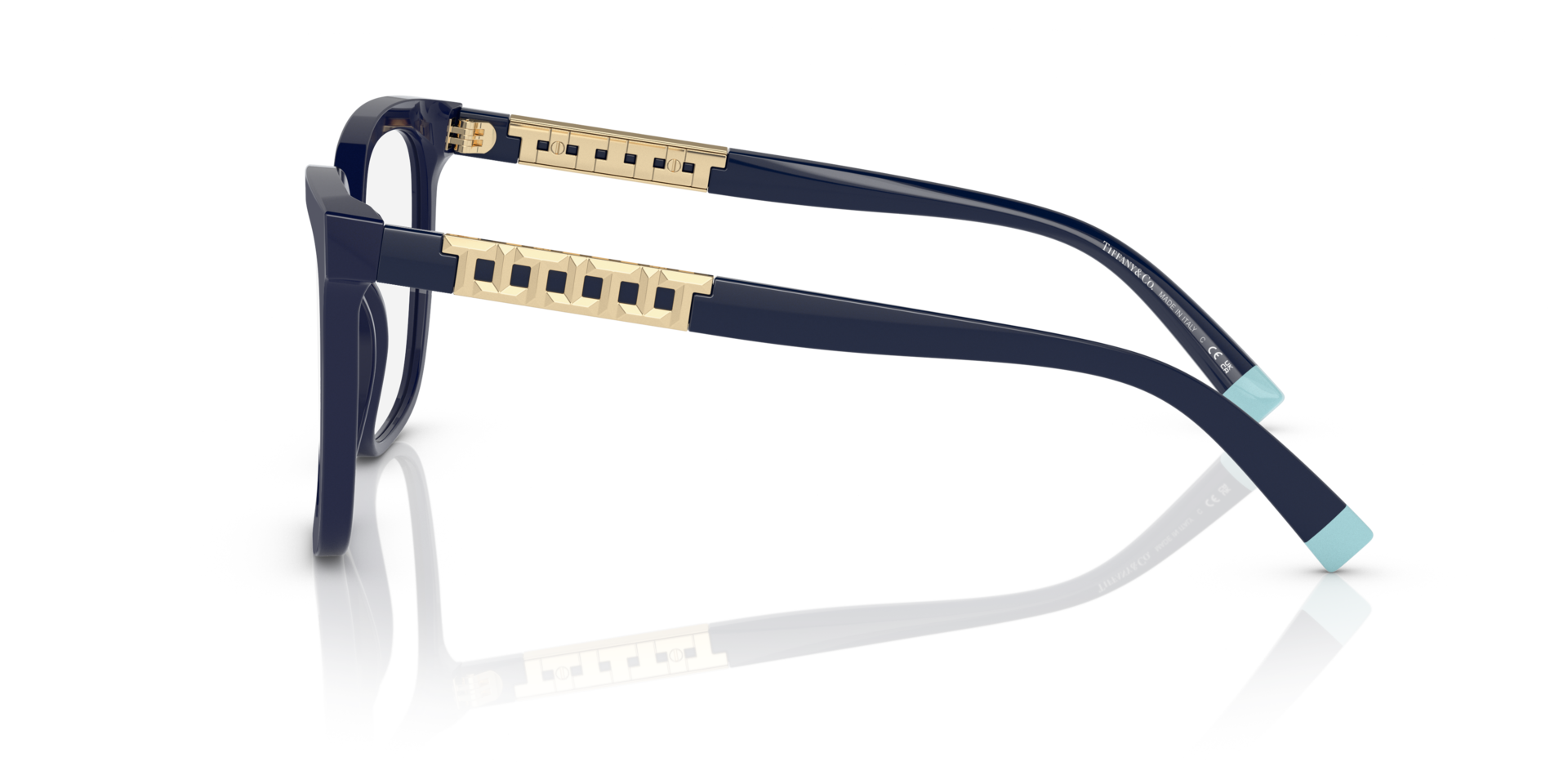TF2227 Spectrum Blue AcetateEyeglass Frames for Glasses Direct, Side View