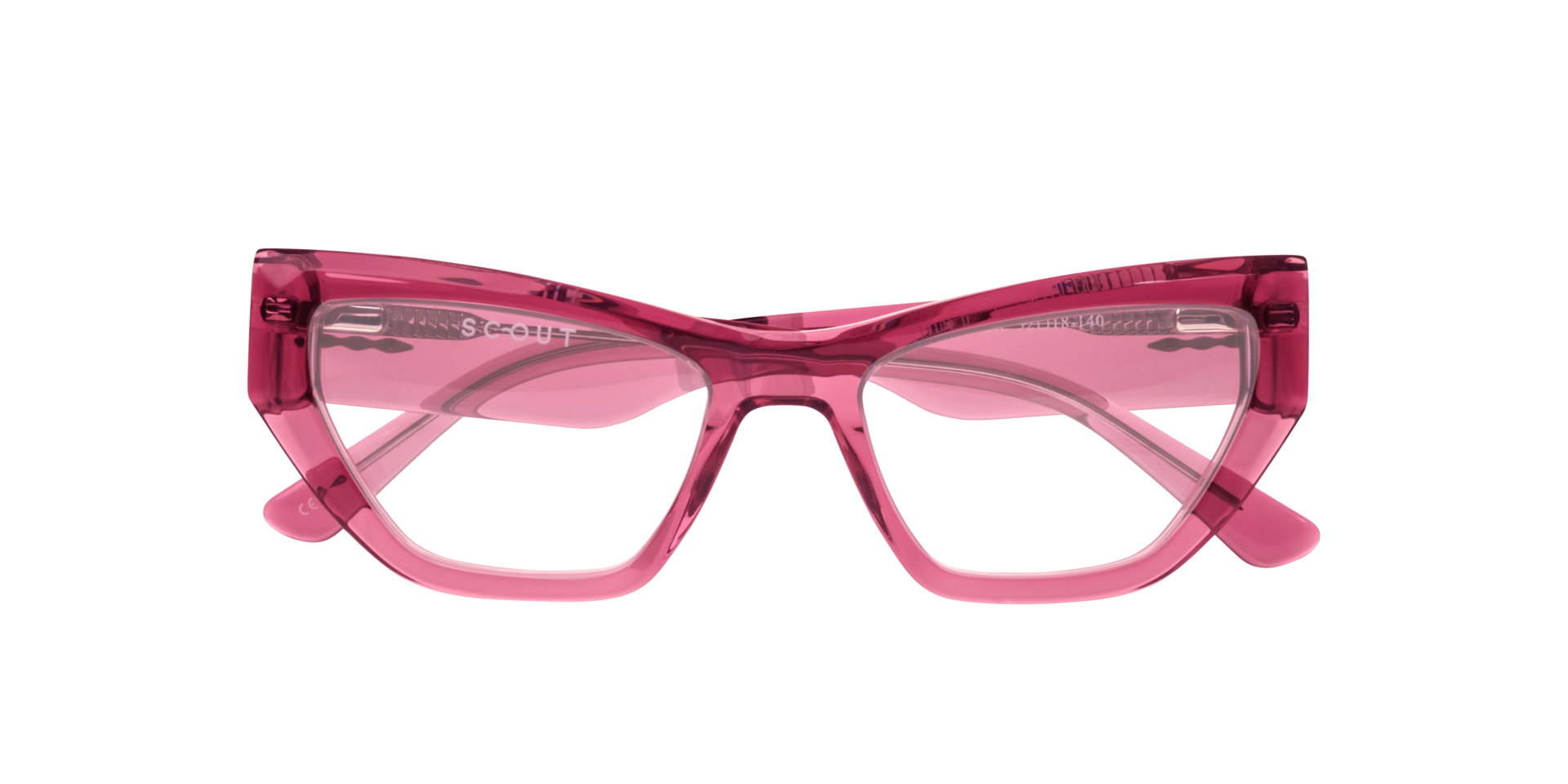 Harmony Crystal Purple AcetateEyeglass Frames for Glasses Direct, Closed View