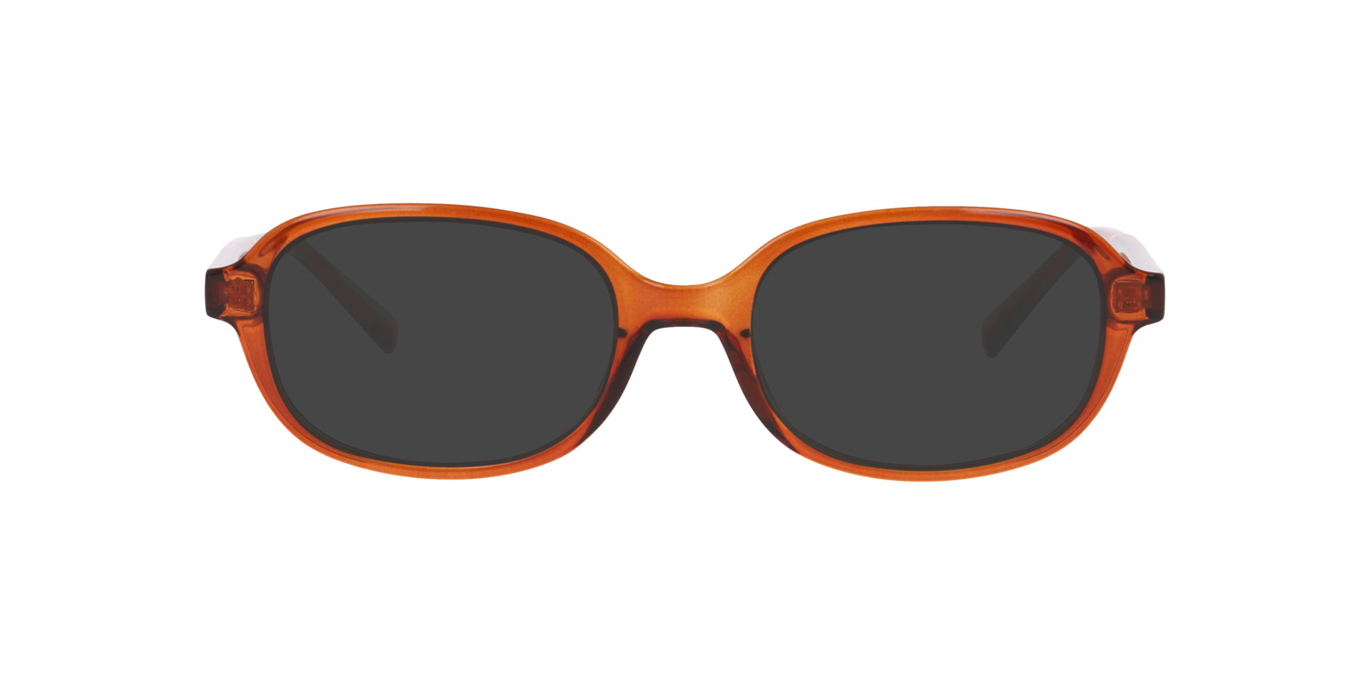 Nicola Transparent Brown PlasticEyeglass Frames for Glasses Direct, with Tinted Lenses