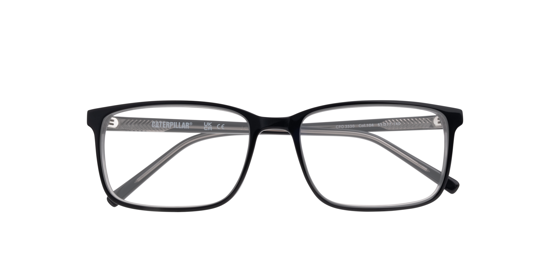 CPO 3530 Black MetalEyeglass Frames for Glasses Direct, Closed View