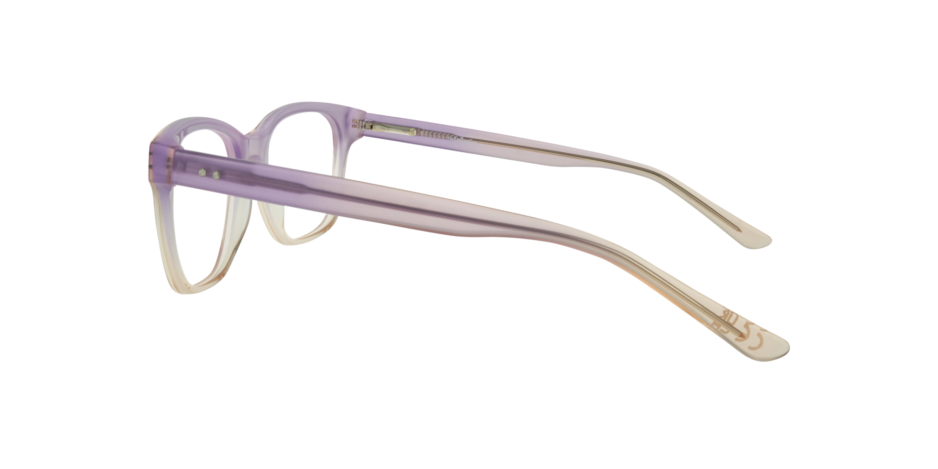 Kendrick Gradient Purple AcetateSunglass Frames for Glasses Direct, Side View