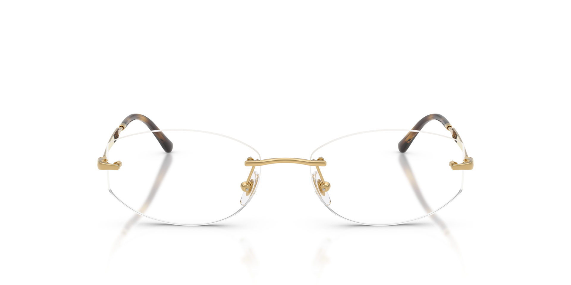 RB3792V Gold MetalEyeglass Frames for Glasses Direct, Front View