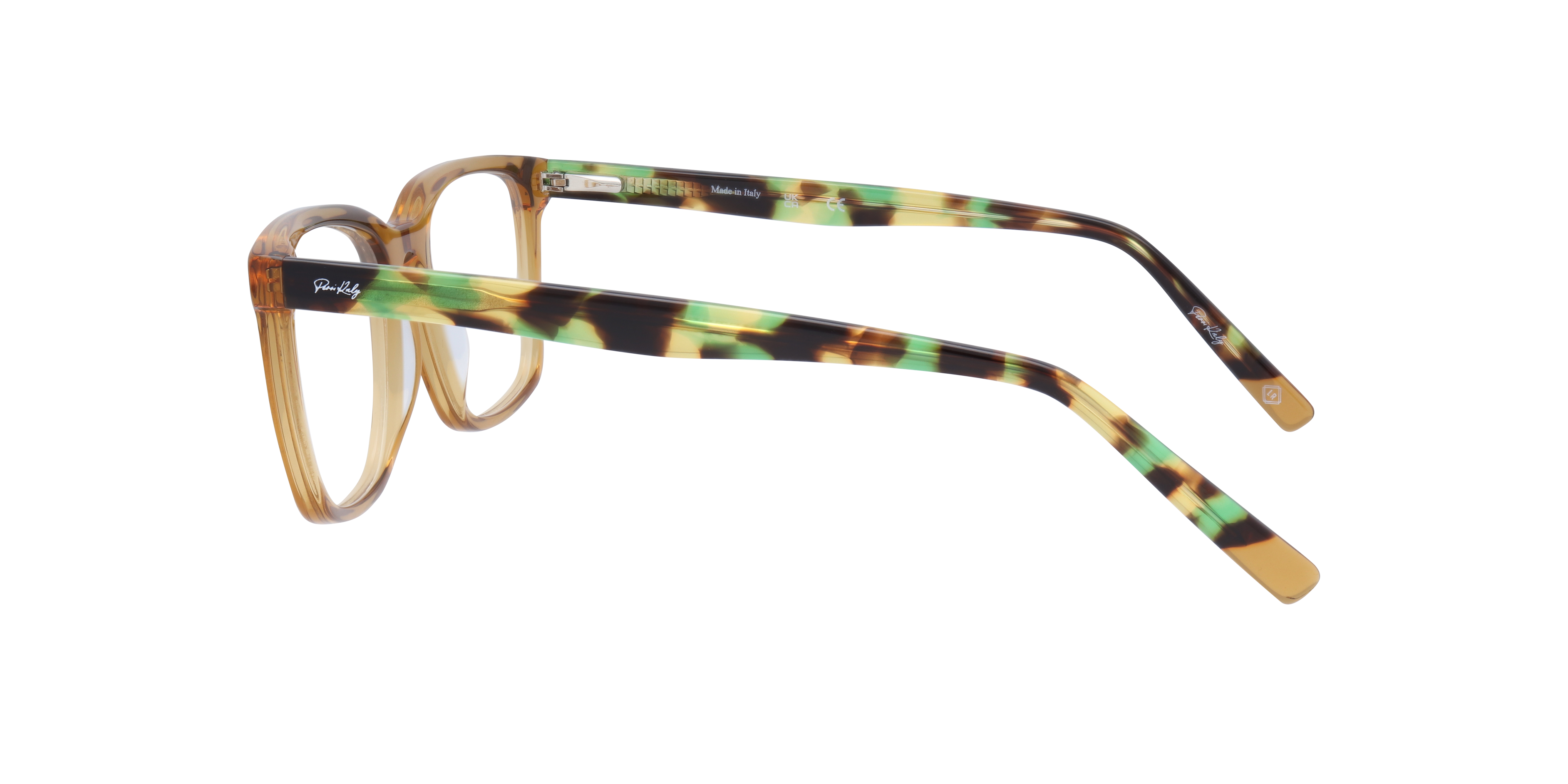 FIFTEEN Brown AcetateEyeglass Frames for Glasses Direct, Side View