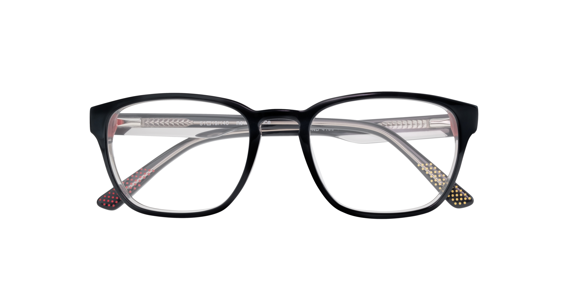 NB4165 Black AcetateEyeglass Frames for Glasses Direct, Closed View