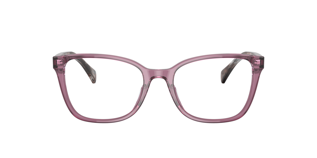 Shiny Transparent Violet pillow Acetate eyeglasses Online - Full Rim - RA7137U