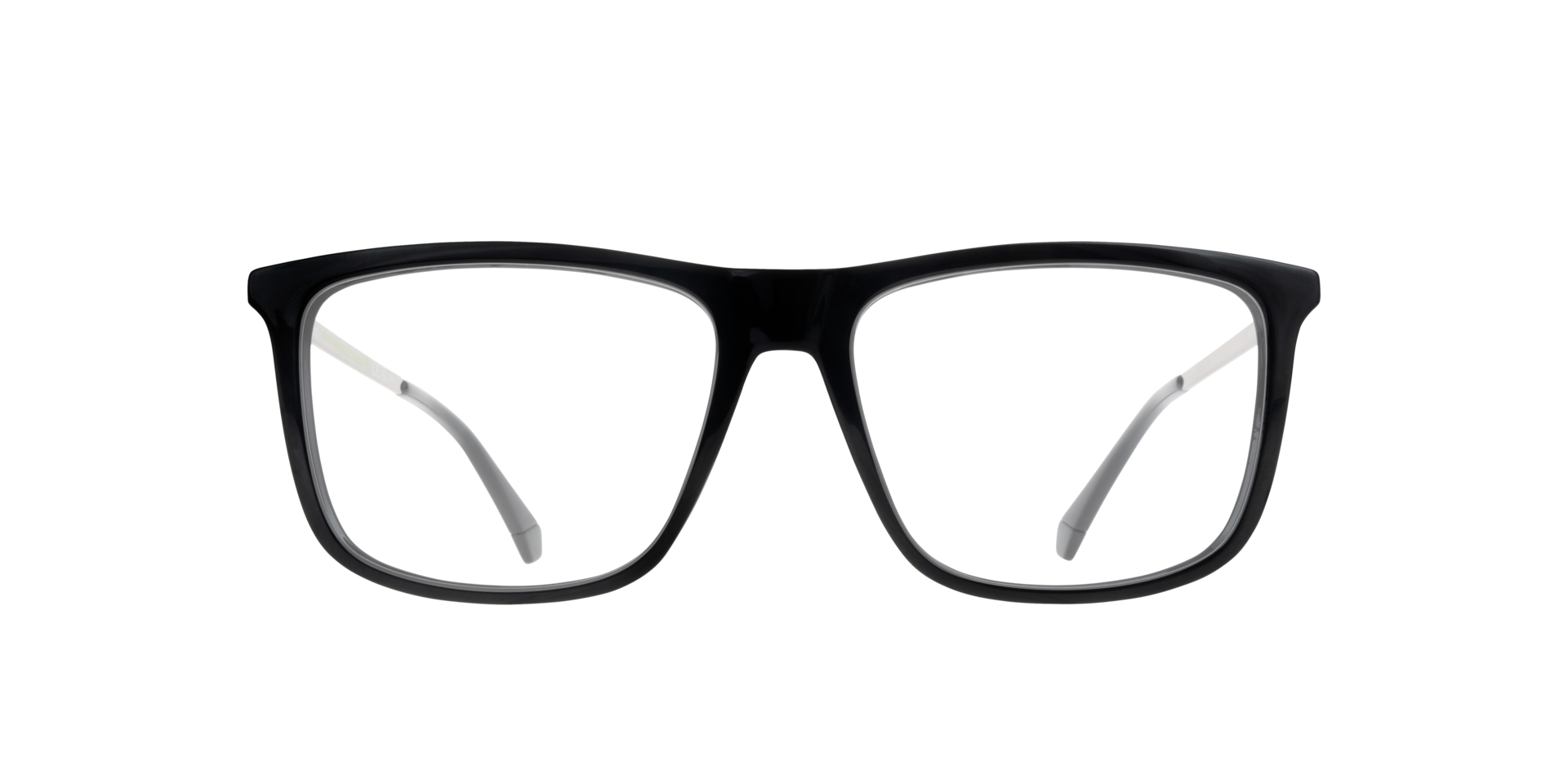 PLD D497 Black PlasticEyeglass Frames for Glasses Direct, Front View