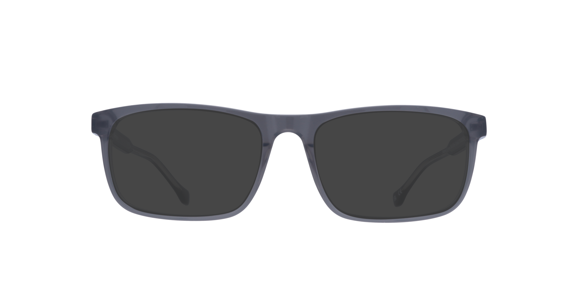 Hudson Bi Layer Dark Grey Crystal AcetateEyeglass Frames for Glasses Direct, with Tinted Lenses