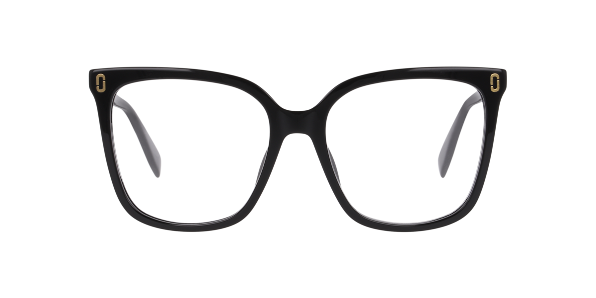 Marc Jacobs Women's Black Square Acetate Eyeglasses Online - Full Rim - Mj 1130