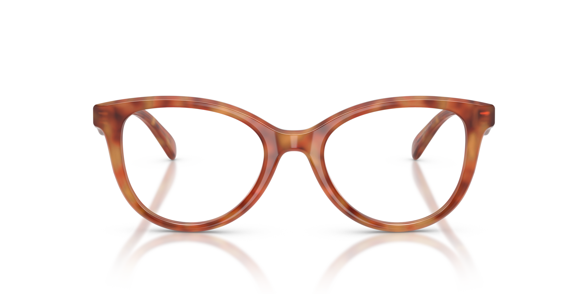 HC6284U Caramel Tortoise AcetateEyeglass Frames for Glasses Direct, Front View