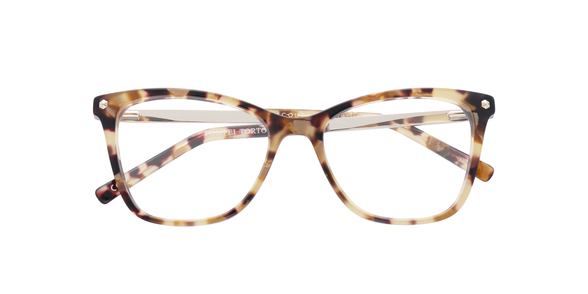 Pompei Tortoise AcetateEyeglass Frames for Glasses Direct, Closed View