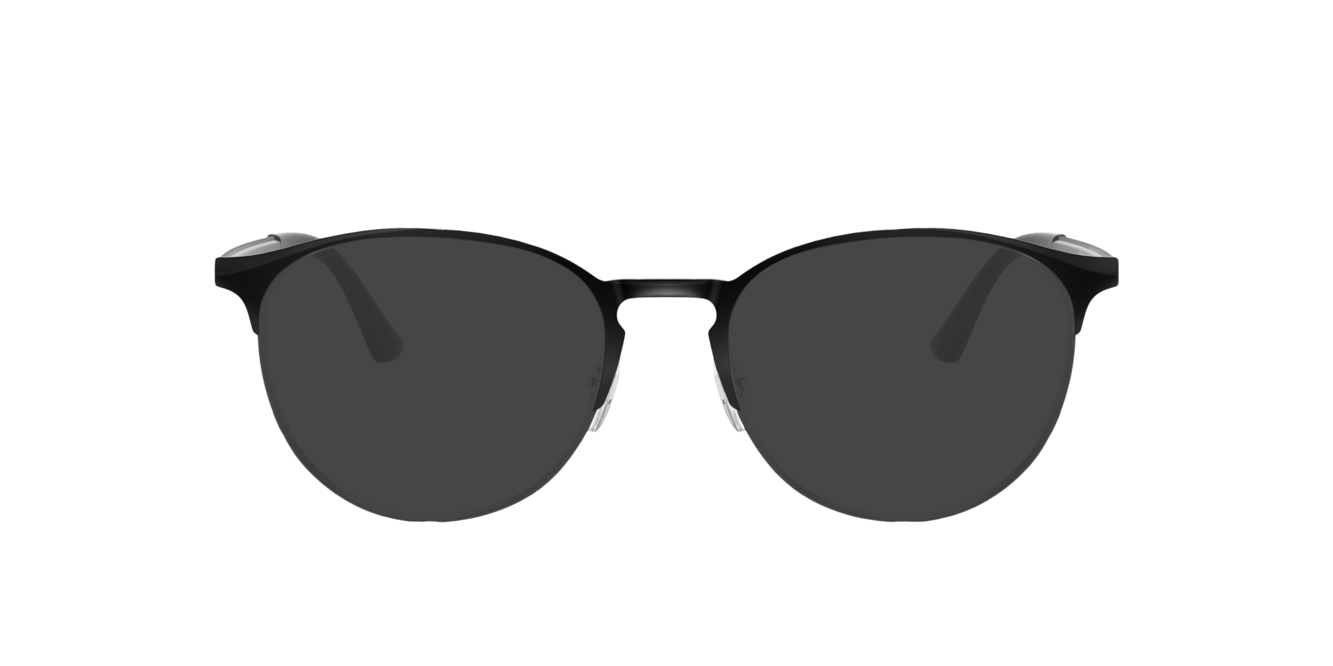 RB6375 Black On Silver MetalEyeglass Frames for Glasses Direct, with Tinted Lenses