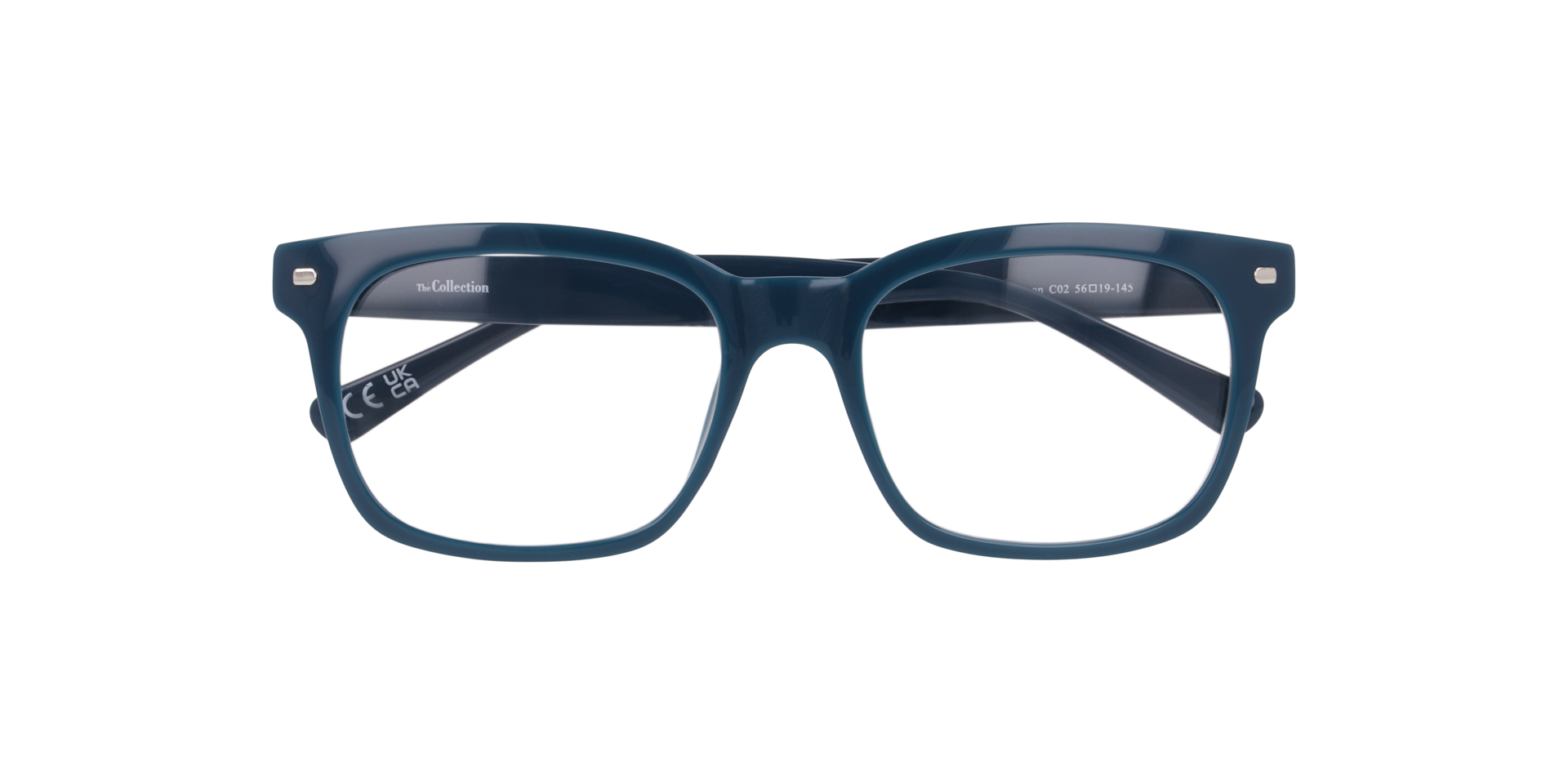Mason Turquoise PlasticEyeglass Frames for Glasses Direct, Closed View