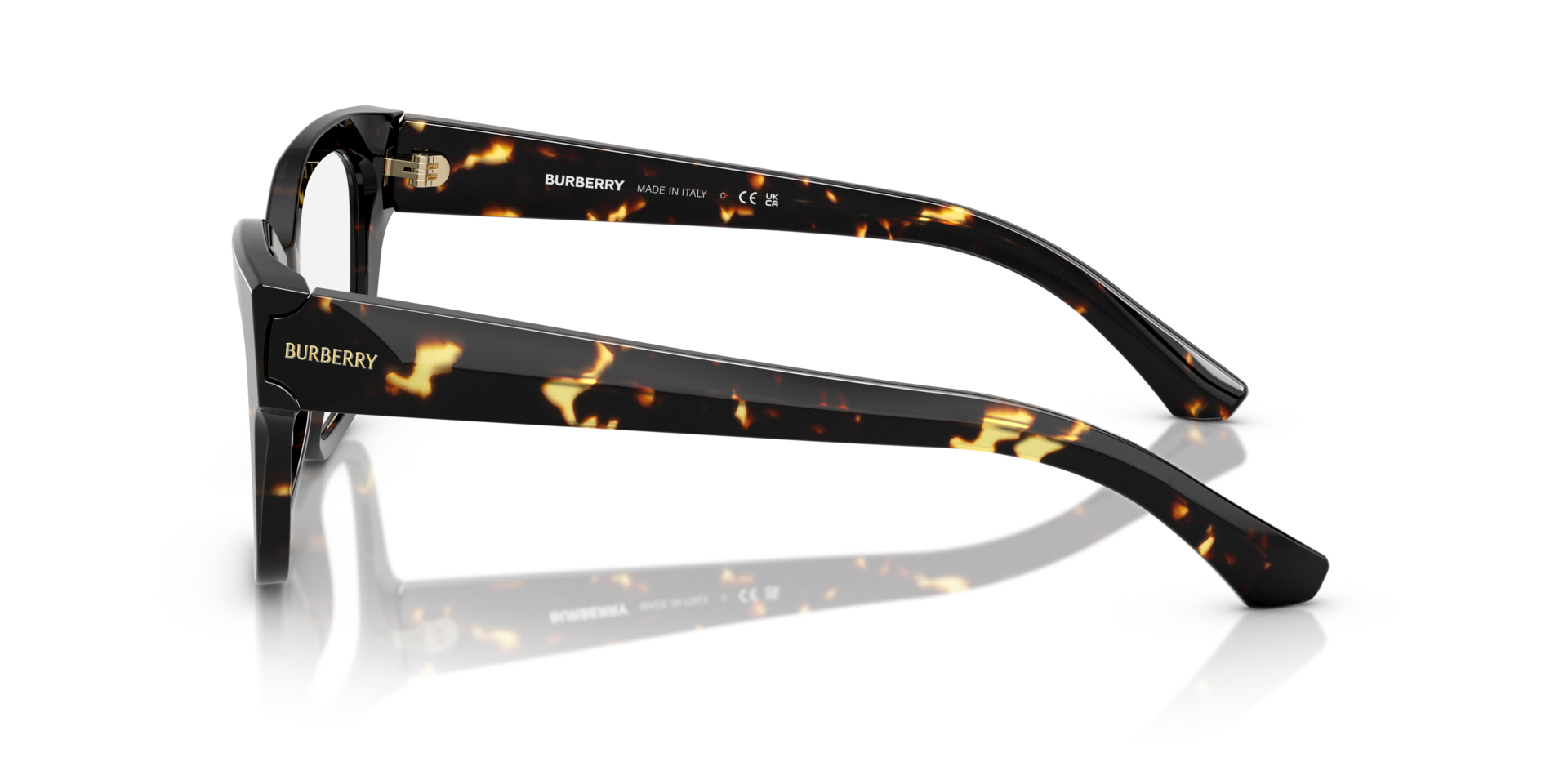 BE2420 Yellow Havana AcetateEyeglass Frames for Glasses Direct, Angle View