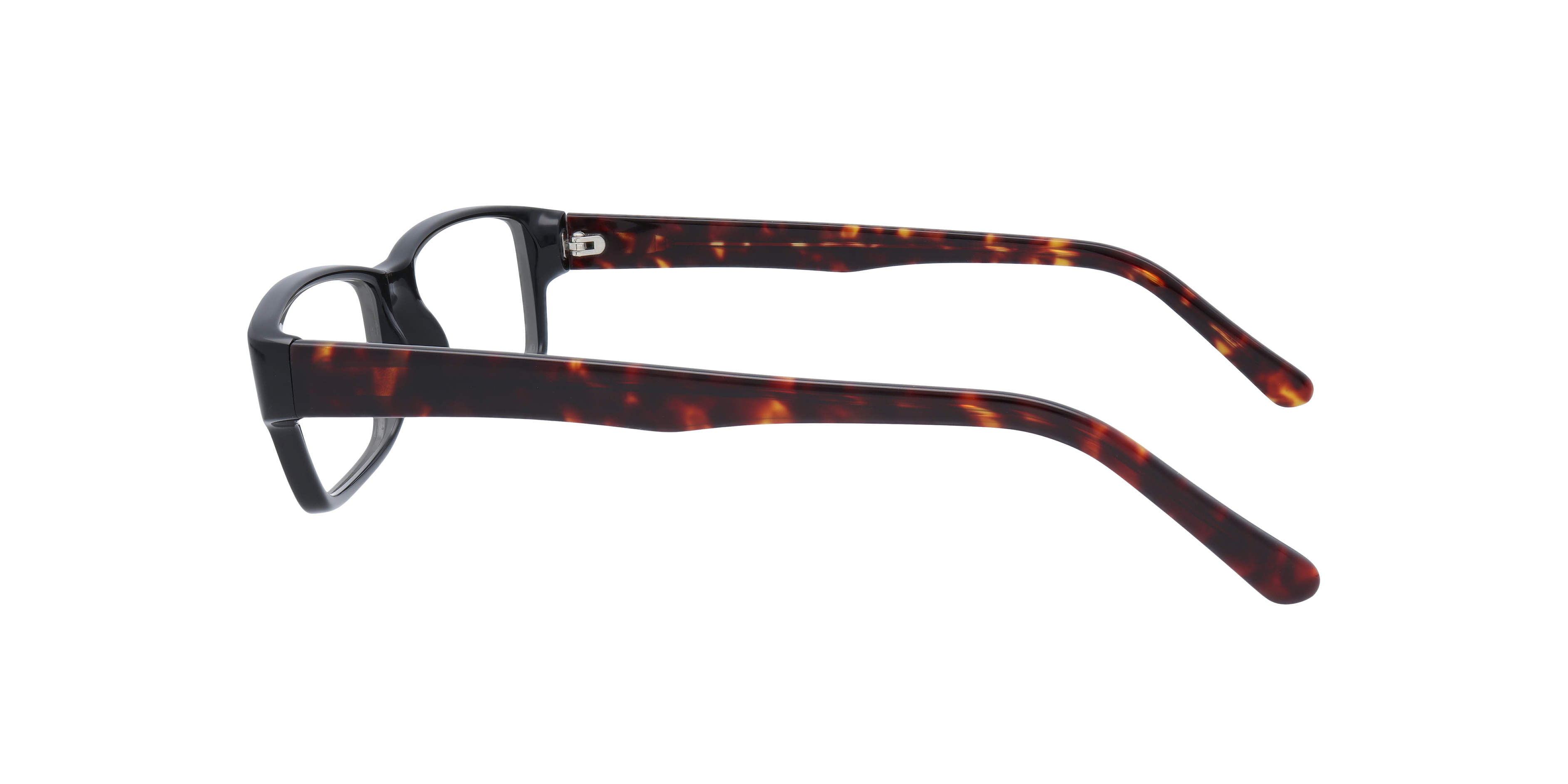 Wren Black Tortoise AcetateEyeglass Frames for Glasses Direct, Side View