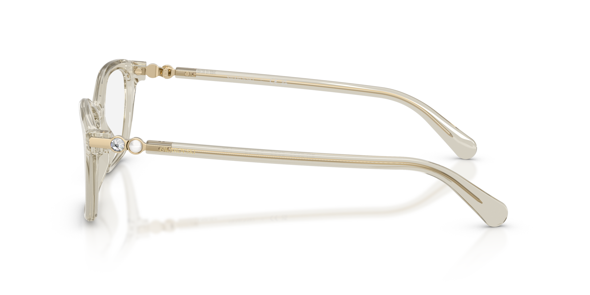 SK2065 Beige AcetateEyeglass Frames for Glasses Direct, Side View