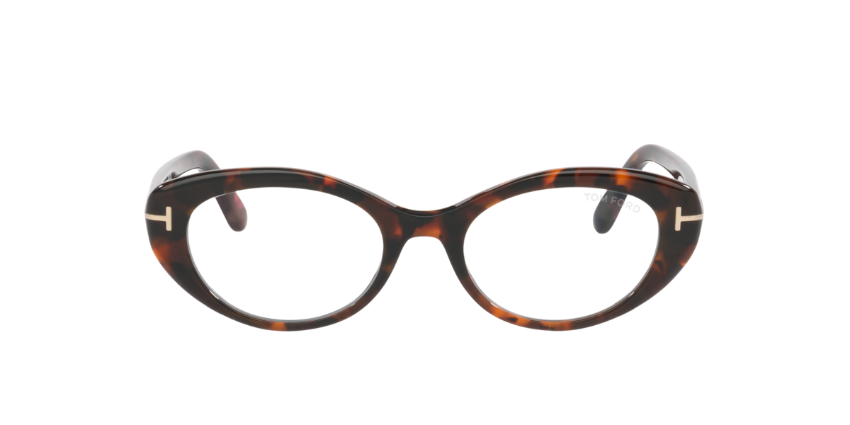 Tom Ford Women's Tortoise Oval Acetate Eyeglasses Online - Full Rim - Ft6092-B