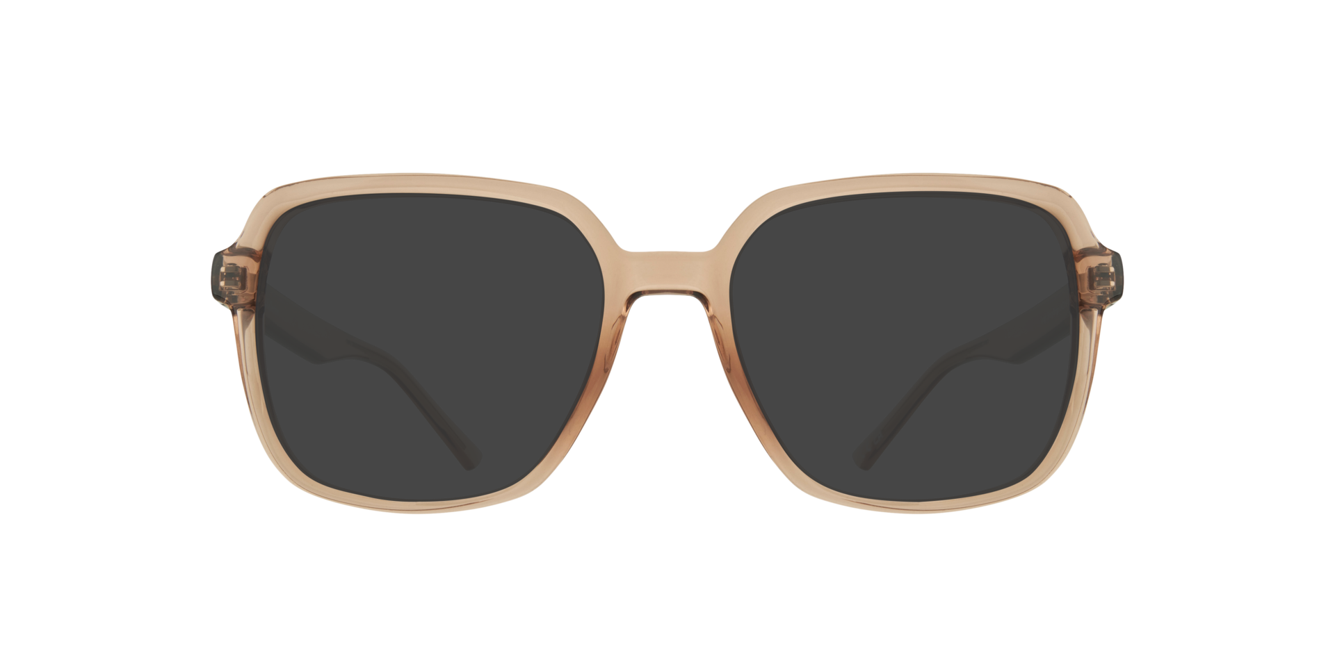 Leigh Shiny Beige PlasticEyeglass Frames for Glasses Direct, with Tinted Lenses