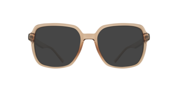 Shiny Beige Leigh -  Plastic Sunglasses