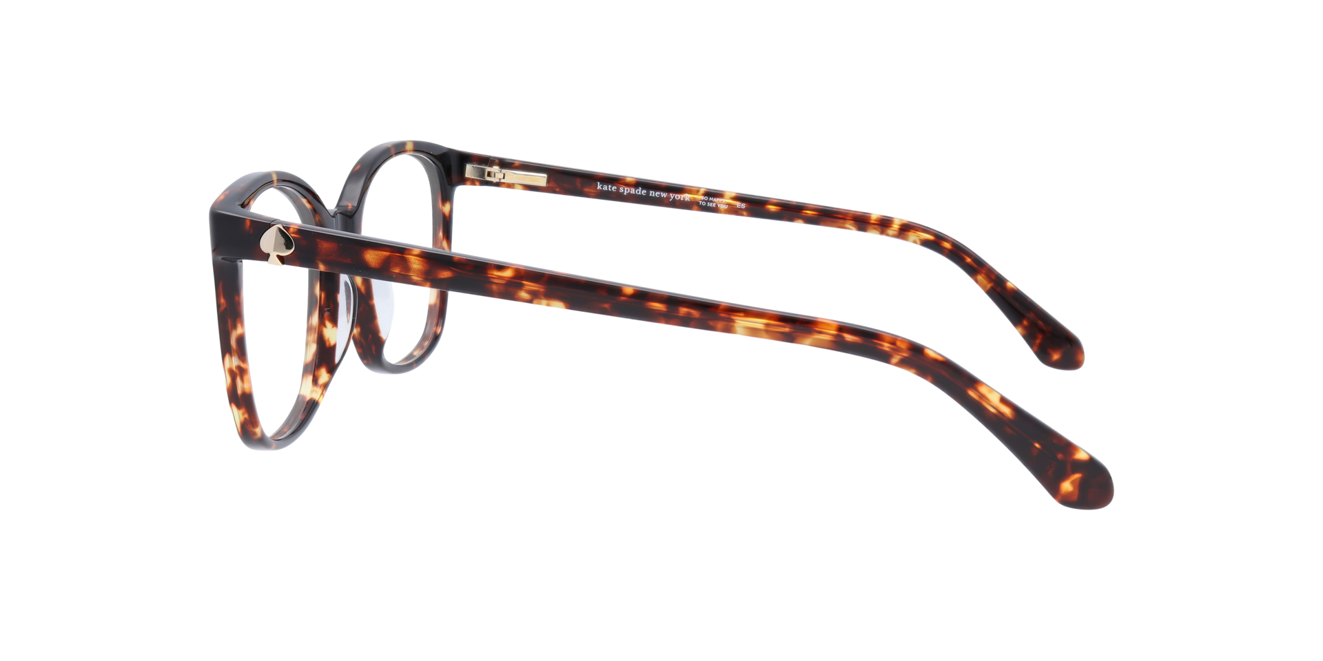 Maci Tortoise PlasticEyeglass Frames for Glasses Direct, Side View