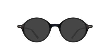 Black/Silver Lane -  Acetate Sunglasses