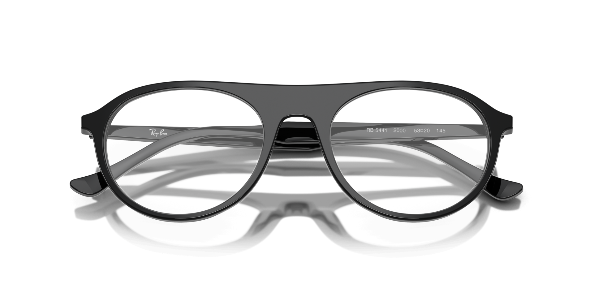 RB5441 Black AcetateEyeglass Frames for Glasses Direct, Closed View