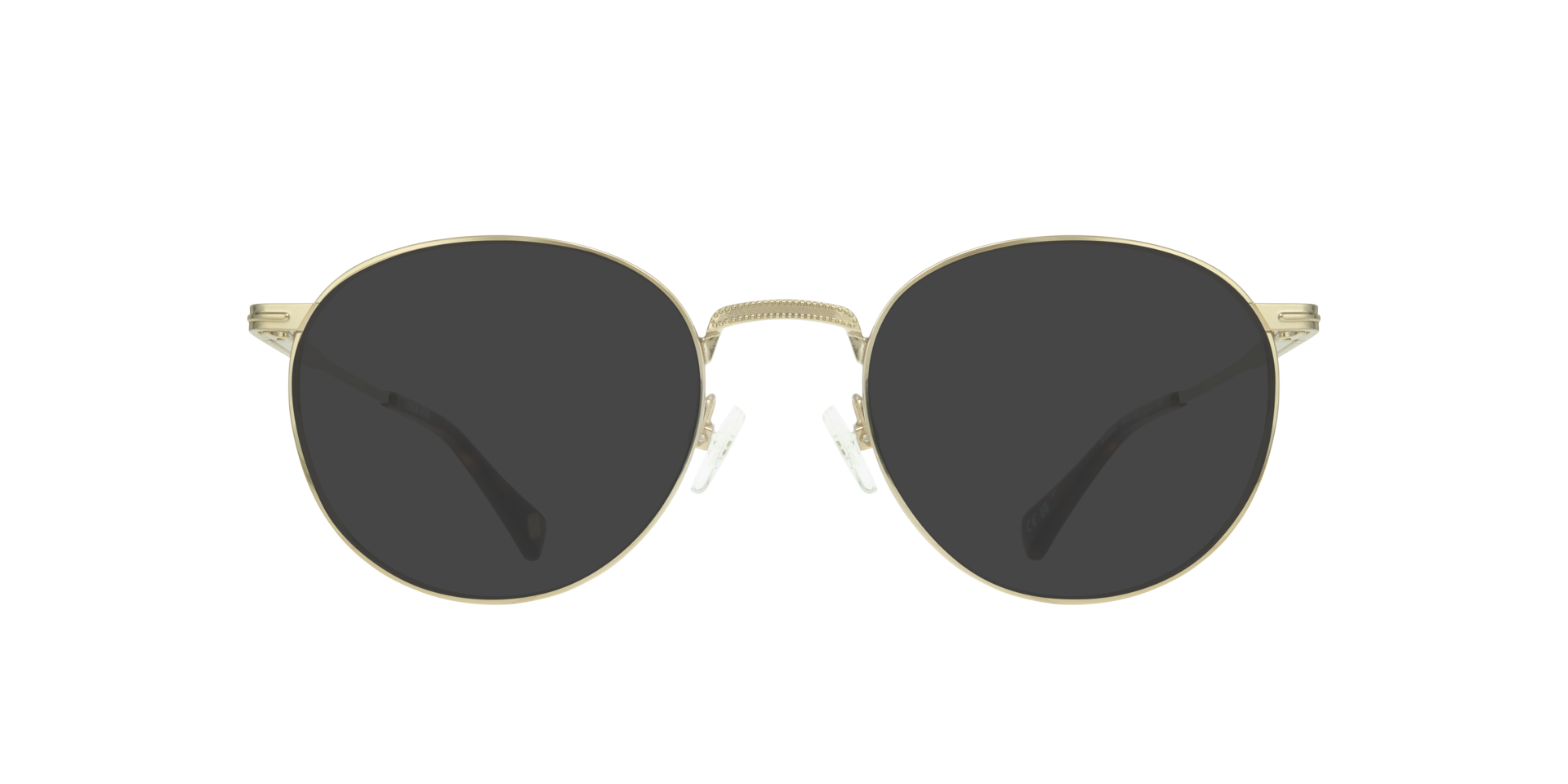 Kentish Shiny Gold MetalEyeglass Frames for Glasses Direct, with Tinted Lenses