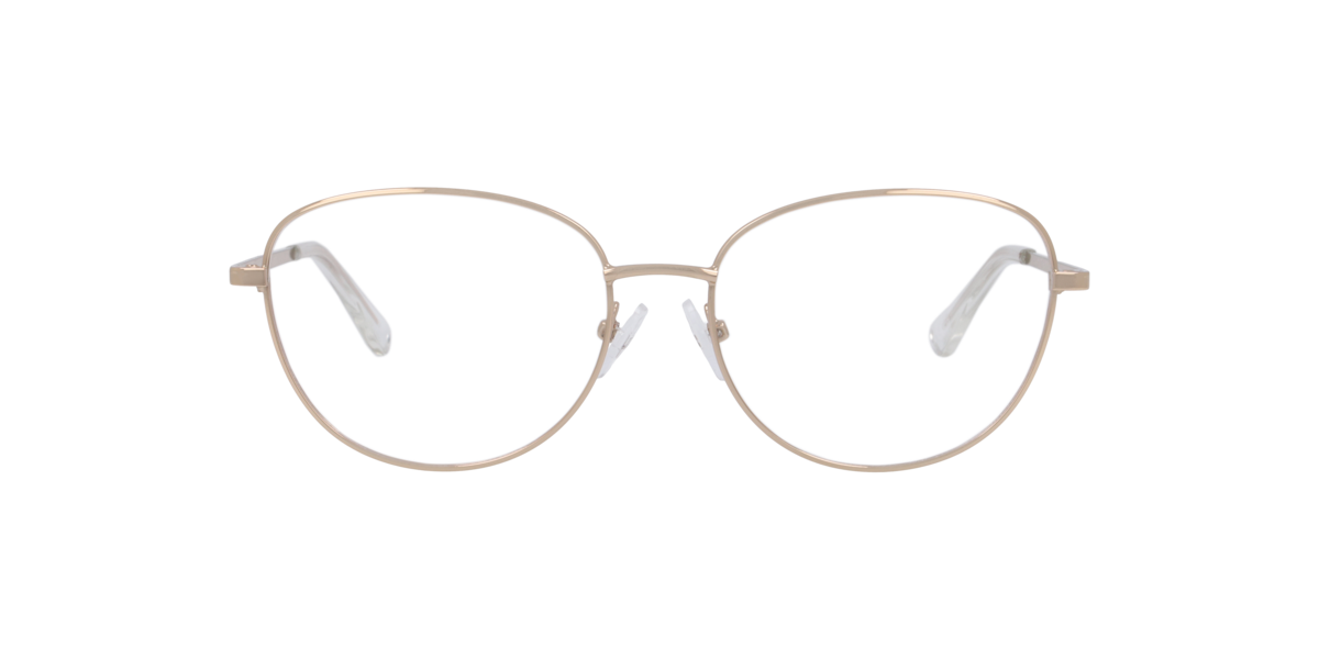 Light Gold cat-eye Metal eyeglasses Online - Full Rim - Maya