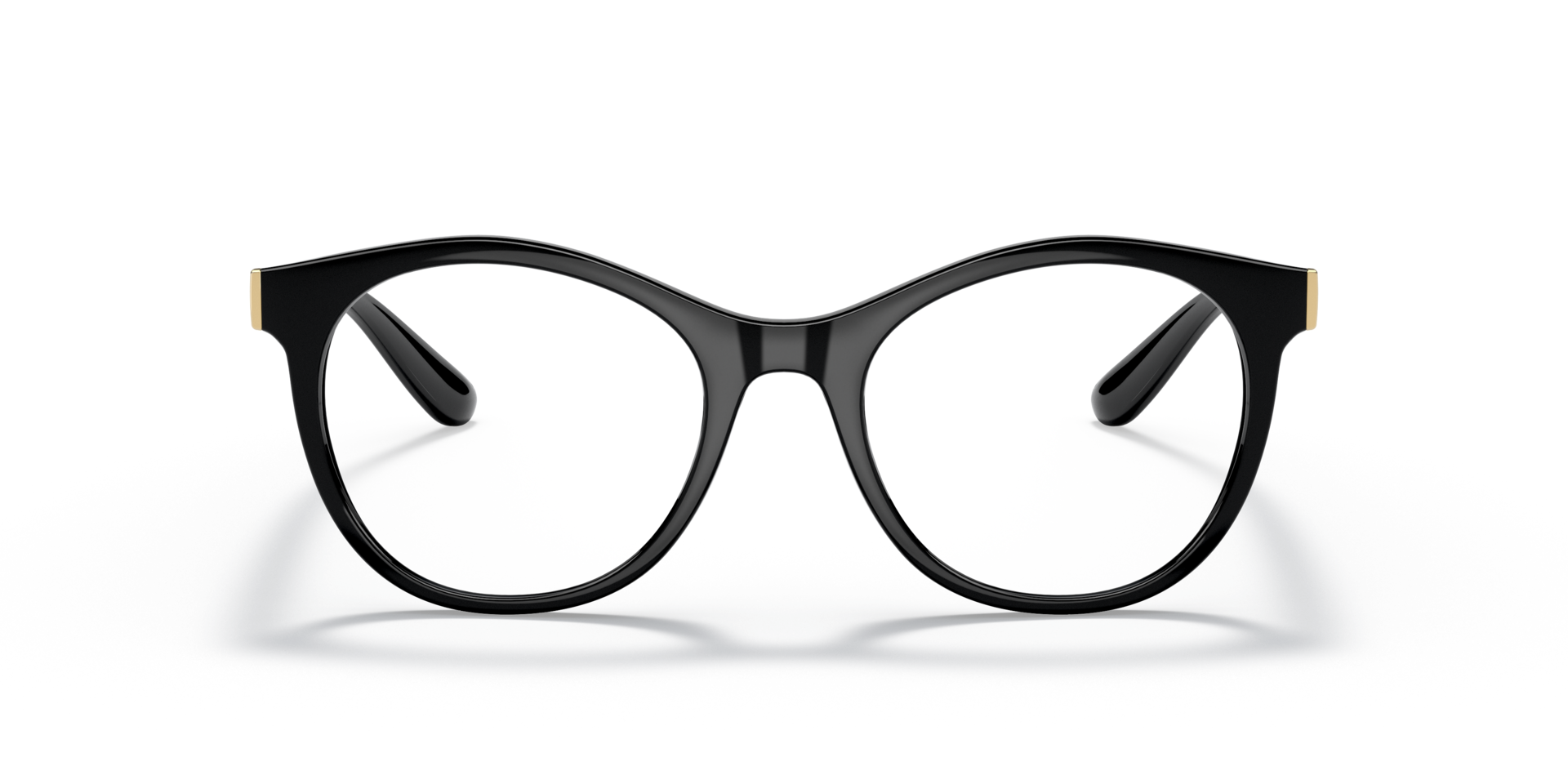 DG5075 Black PlasticEyeglass Frames for Glasses Direct, Front View