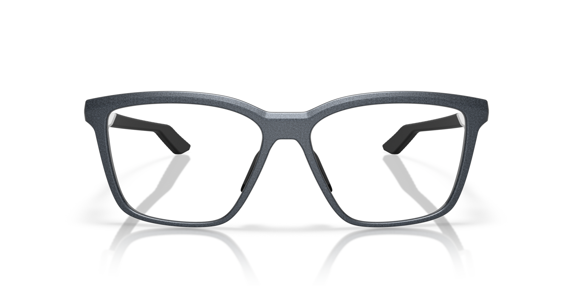 Enigma Mass Matte Blue Steel PlasticEyeglass Frames for Glasses Direct, Front View