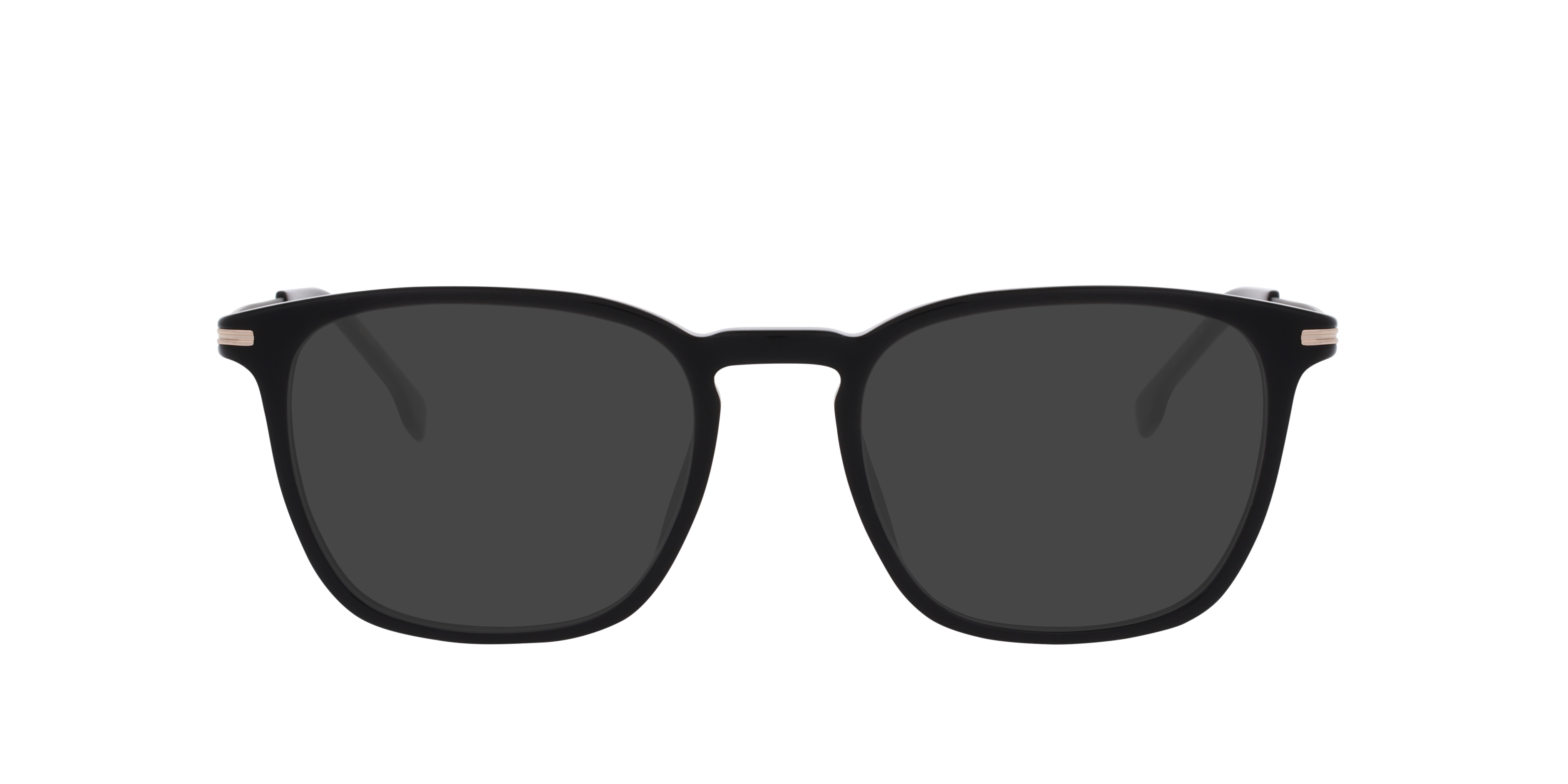 BOSS 1889 Black Gold AcetateEyeglass Frames for Glasses Direct, with Tinted Lenses