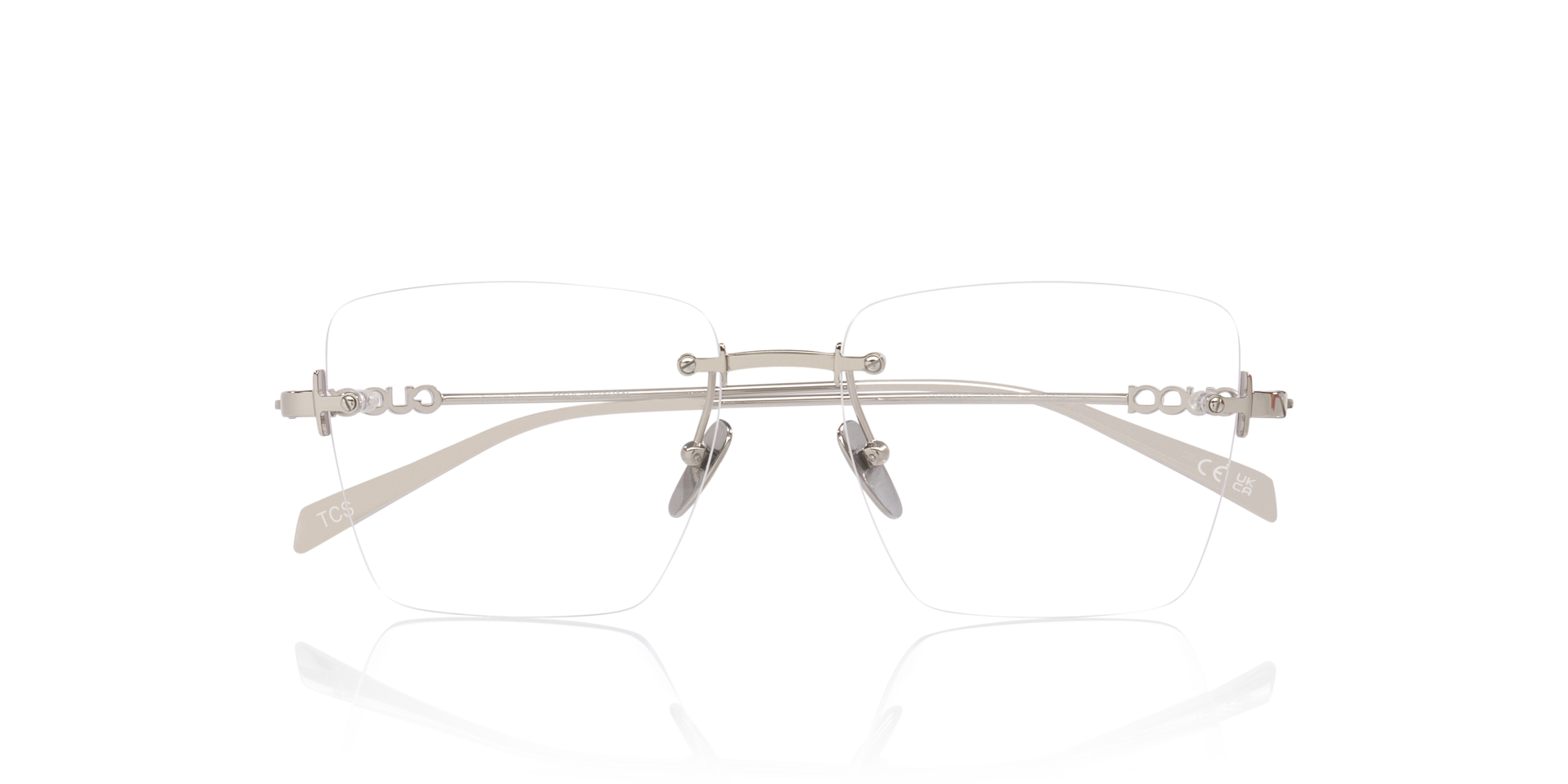 GG1938O Silver MetalEyeglass Frames for Glasses Direct, Closed View