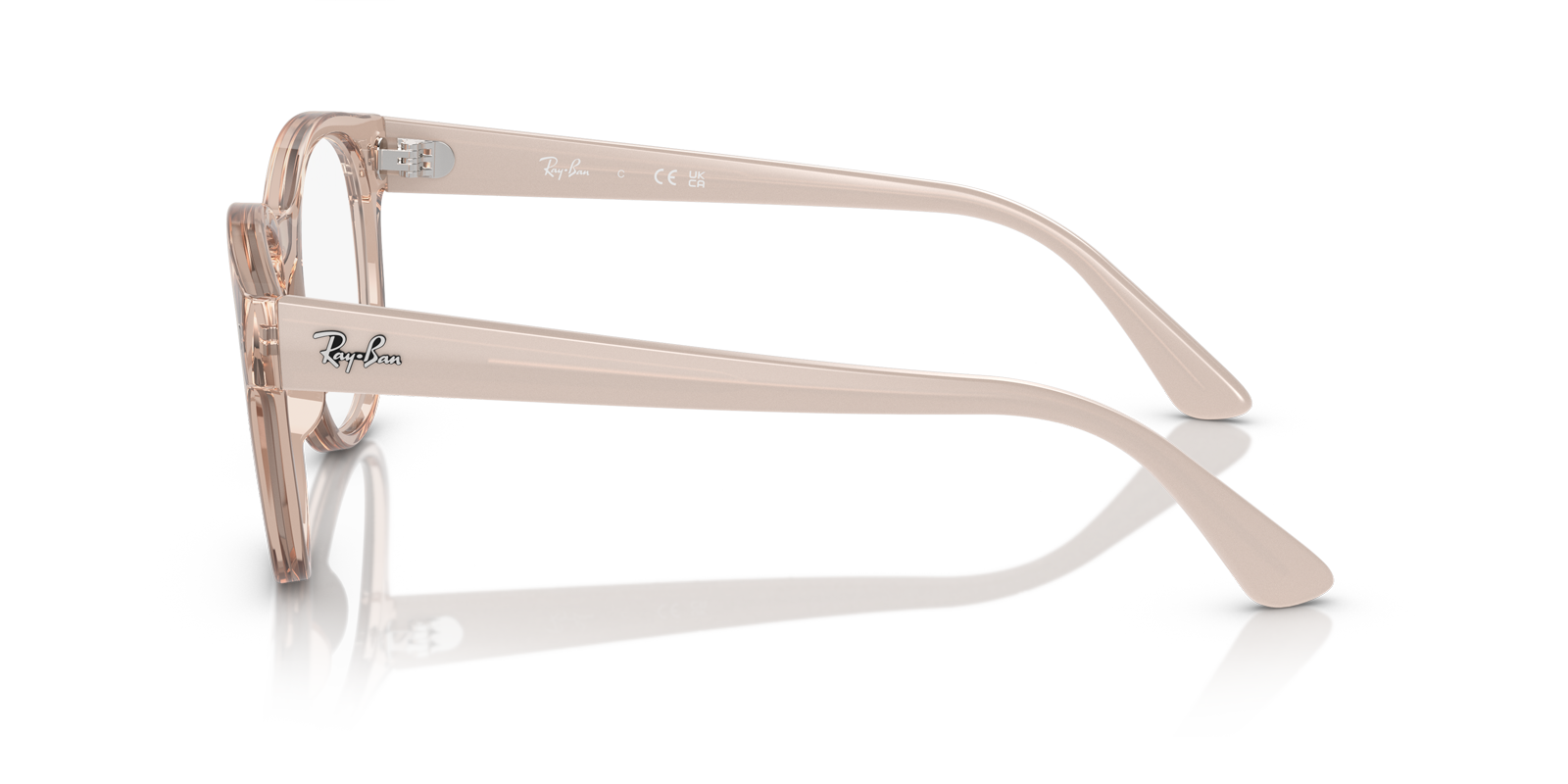 RB7227 Alabaster PlasticEyeglass Frames for Glasses Direct, Side View