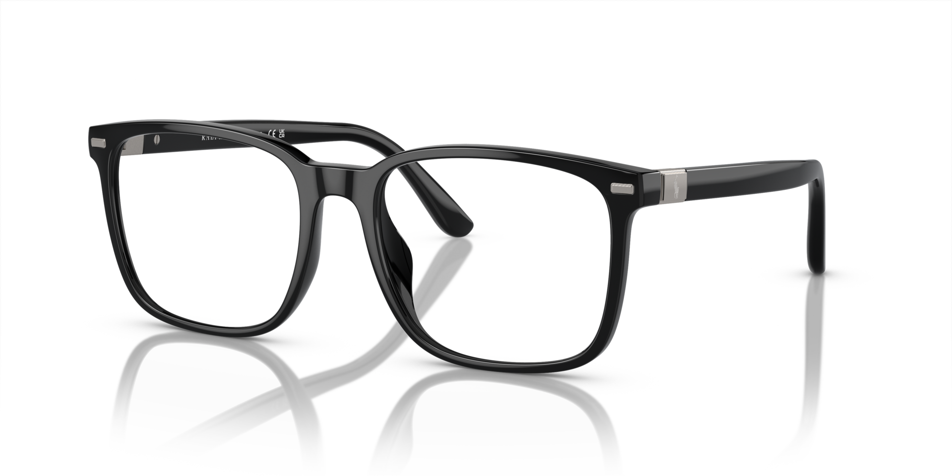 PH2271U Shiny Black PlasticEyeglass Frames for Glasses Direct, Angle View